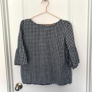 B+W Checkered Blouse